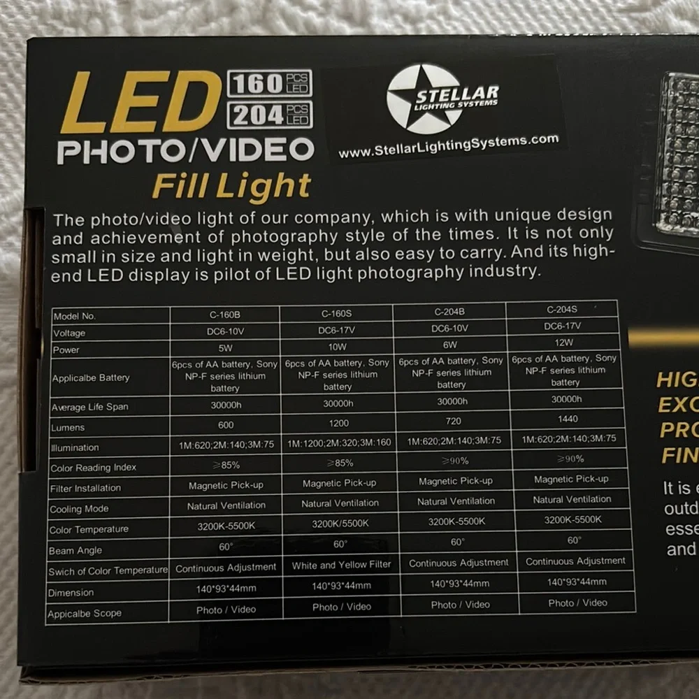 Black Camera Flash for Photography and Videography